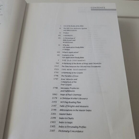 Life Application Study Bible NIV Hardcover Zondervan Tyndale House 2005 Red Ltr - Picture 15 of 16